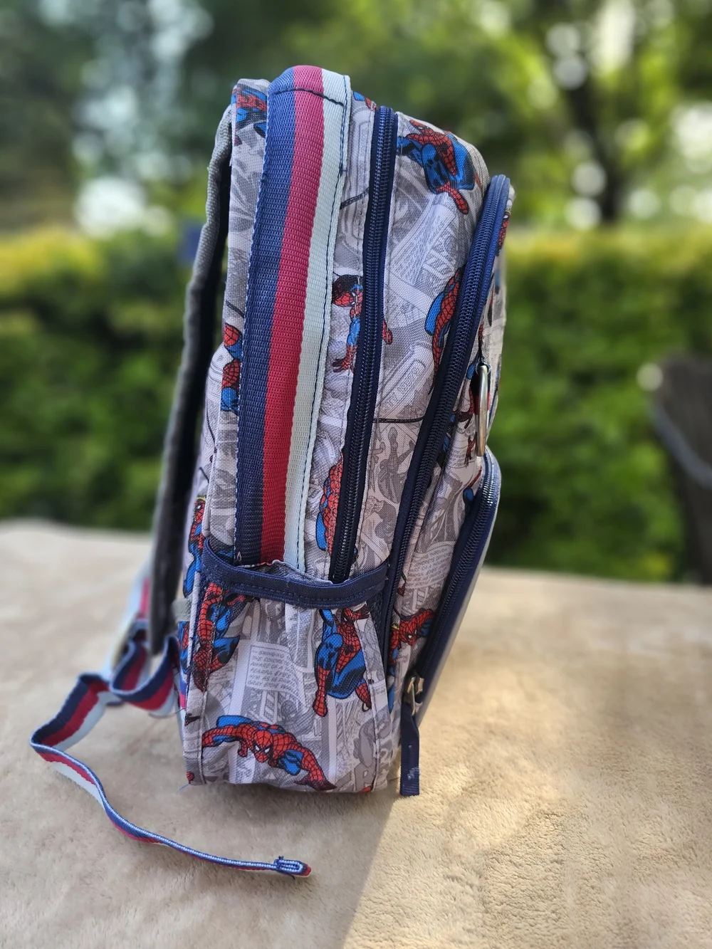 Pottery Barn Kids Spider-Man Kids Backpack - Red & Blue